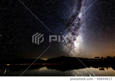 Great Shepherd's Church and Milky Way Amazing View of Lake Tekapo Great Shepherd's Church and Milky Way Amazing View of Lake Tekapo 49844617