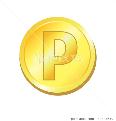 電子貨幣硬幣點 49844639