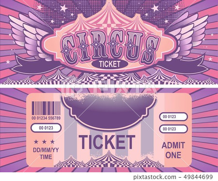 retro circus tickets retro circus tickets 49844699