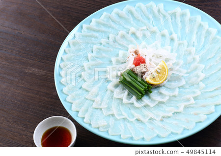 河豚生魚片 河豚生魚片 49845114