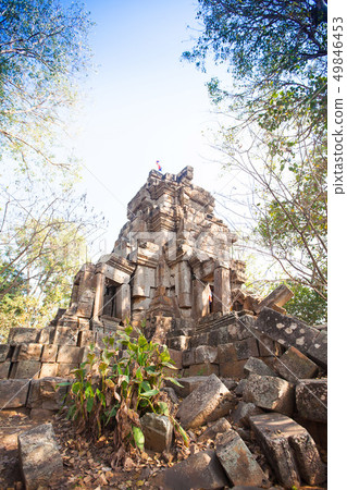 Wat Ek Phnom temple near the Battambang city, Wat Ek Phnom temple near the Battambang city, 49846453