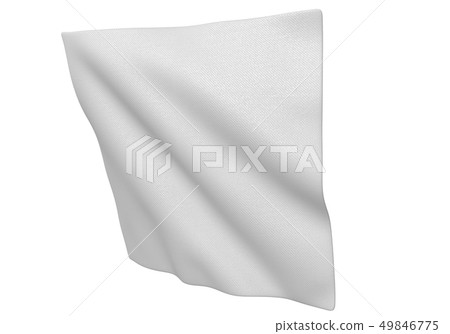 白旗比例為1 1 插圖素材 圖庫