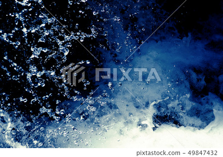 Water splashes collection isolated on black background Water splashes collection isolated on black background 49847432