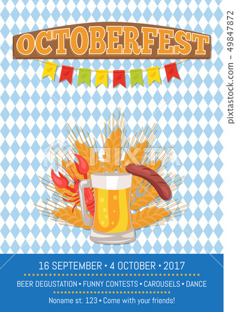 Octoberfest Oktoberfest Promotional Poster Vector Octoberfest Oktoberfest Promotional Poster Vector 49847872