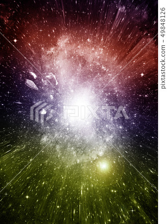 galaxy in a free space 49848126