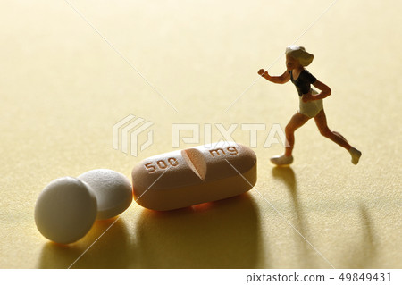 Sports player and medicine Sports player and medicine 49849431
