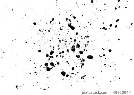 Abstract black watercolor paint splash background. Abstract black watercolor paint splash background. 49850944