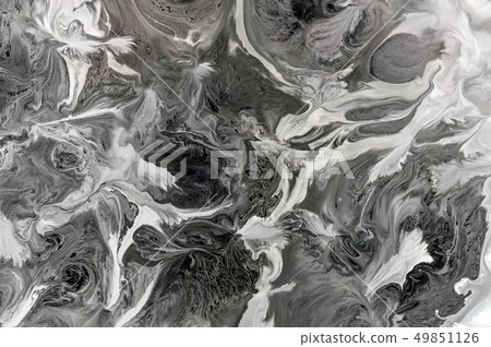 Abstract monochrome grunge texture. Gray decorative distress background. Natural luxury. Copy space. 49851126