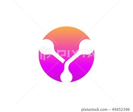 Molecule vector illustration design 49852396