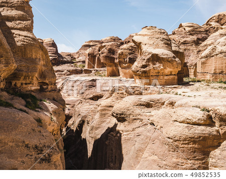 Sights of the ancient city of Petra 49852535