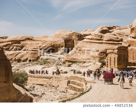 Sights of the ancient city of Petra Sights of the ancient city of Petra 49852536