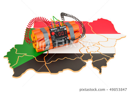 Terrorist Attacks in Sudan concept. 3D rendering 49853847