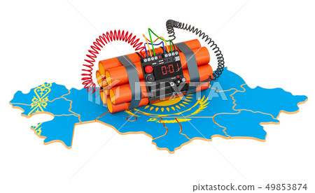 Terrorist Attacks in Kazakhstan concept 49853874