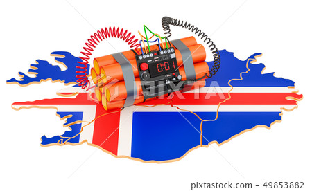 Terrorist Attacks in Iceland concept. 3D rendering 49853882
