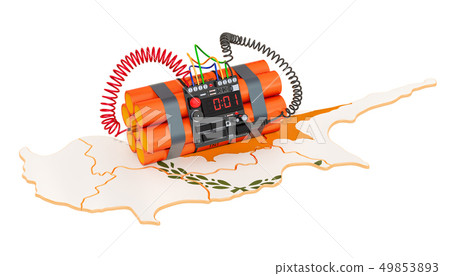 Terrorist Attacks in Cyprus concept. 3D rendering 49853893
