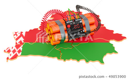Terrorist Attacks in Belarus concept. 3D rendering 49853900