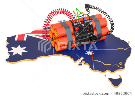 Terrorist Attacks in Australia concept 49853904
