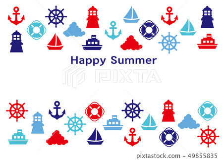 Married wedding marine postcard size 49855835