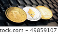 Bitcoin BTC, Ethereum ETH, Litecoin LTC coins over 49859107