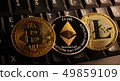 Bitcoin BTC, Ethereum ETH, Litecoin LTC coins over 49859109
