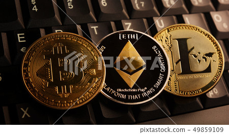 Bitcoin BTC, Ethereum ETH, Litecoin LTC coins over 49859109