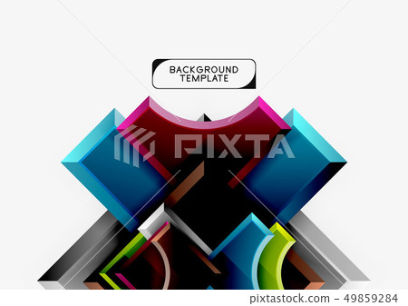 Geometric shapes abstract background Geometric shapes abstract background 49859284