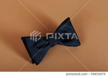 Classic dark blue bow tie Classic dark blue bow tie 49859978