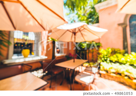 Abstract blur restaurant and coffee shop cafe 49861053