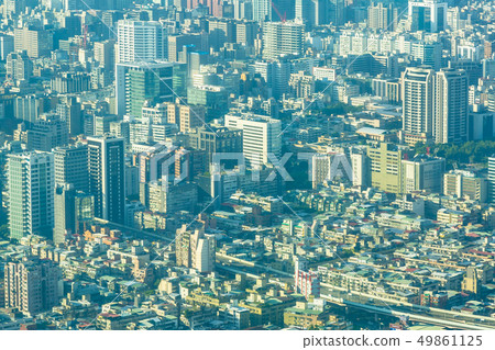 Beautiful architecture building exterior in taipei city in Taiwan Beautiful architecture building exterior in taipei city in Taiwan 49861125