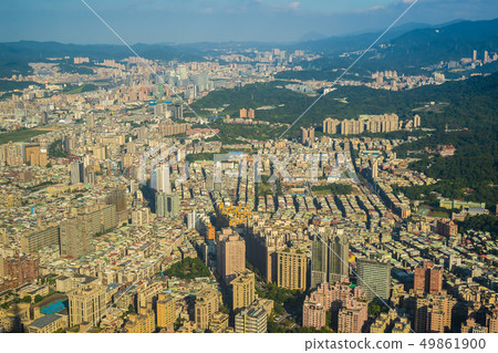 Beautiful architecture building taipei city 49861900