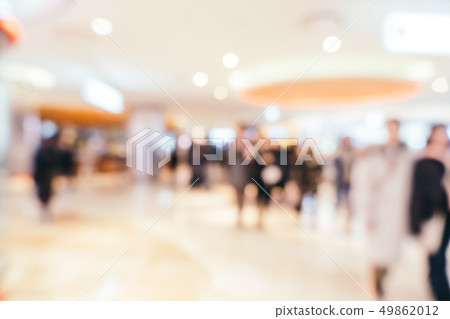 Abstract blur shopping mall of department store interior Abstract blur shopping mall of department store interior 49862012