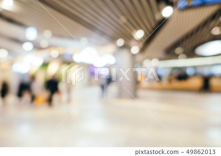 Abstract blur shopping mall of department store interior Abstract blur shopping mall of department store interior 49862013
