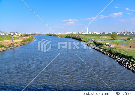 戶田市附近的荒川 49862552