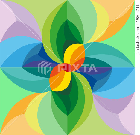 Geometry minimalistic artwork poster with simple shape and figure. Geometry minimalistic artwork poster with simple shape and figure. 49863711
