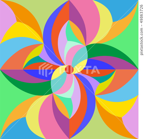 Geometry minimalistic artwork poster with simple shape and figure. 49863726