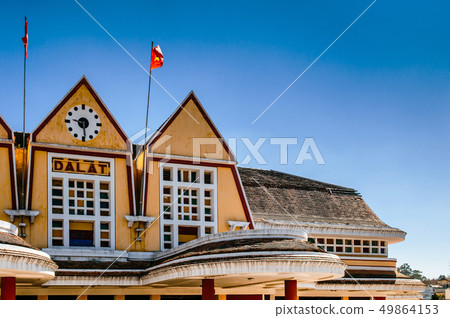 Old Dalat Train Station French colonial building 49864153