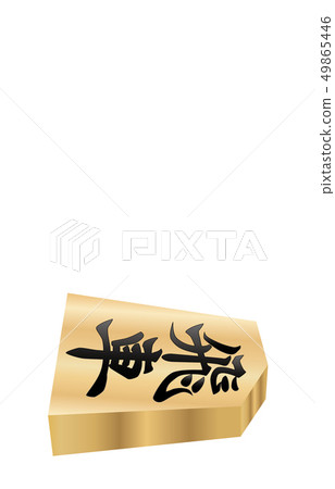 將棋片固體側面飛行 將棋片固體側面飛行 49865446