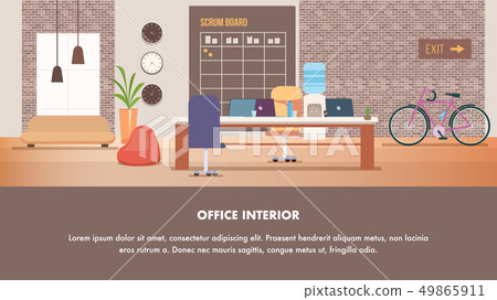 Coworking Modern Creative Office Interior Design 49865911