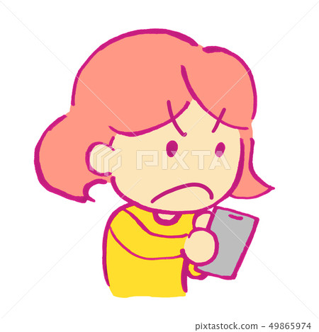Female 2 heads Smartphone 49865974