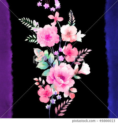 Elegant roses and peony 49866013