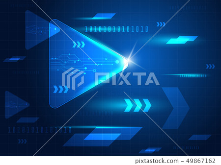High tech technology geometric High tech technology geometric 49867162