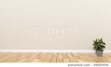 Empty room interior - Scandinavian interior 49869409