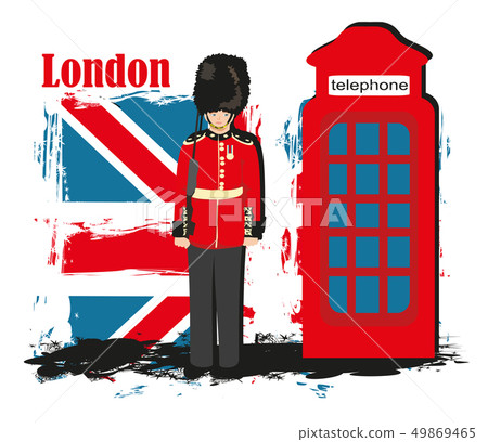 Grunge banner with London Grunge banner with London 49869465