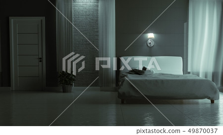 night Bedroom modern style Interior Design night Bedroom modern style Interior Design 49870037
