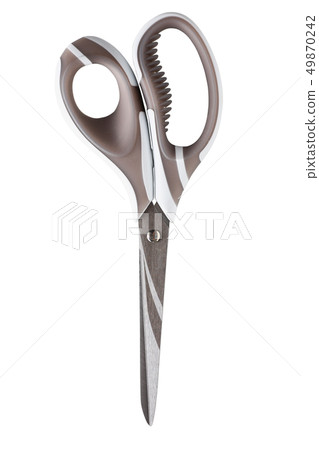 Pair of tailor scissors with rubber handle 49870242