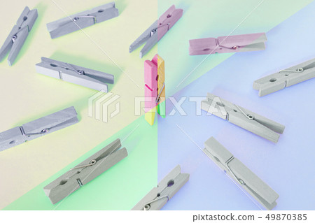 Unique, individuality, and think different concept 49870385