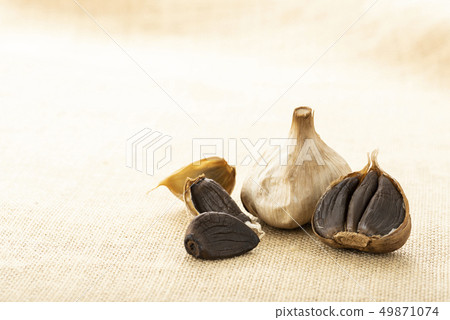 Black garlic Black garlic 49871074