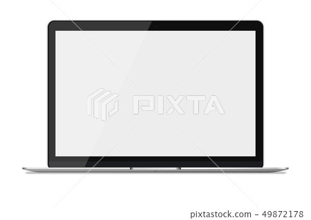 Modern glossy laptop. Modern glossy laptop. 49872178