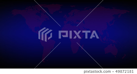 Abstract dotted world map. Abstract dotted world map. 49872181