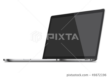 Modern glossy laptop. Modern glossy laptop. 49872196